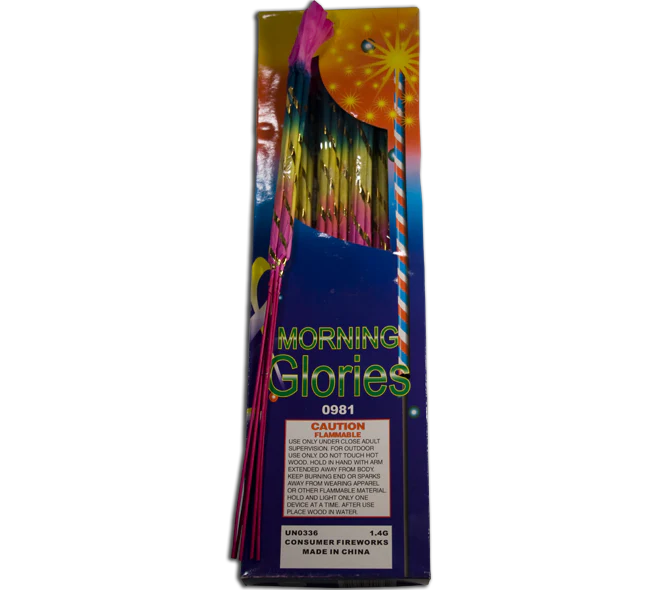 Morning Glory Sparklers - Colored