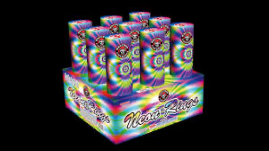 Neon Rings 9 Shot Rack (NOAB